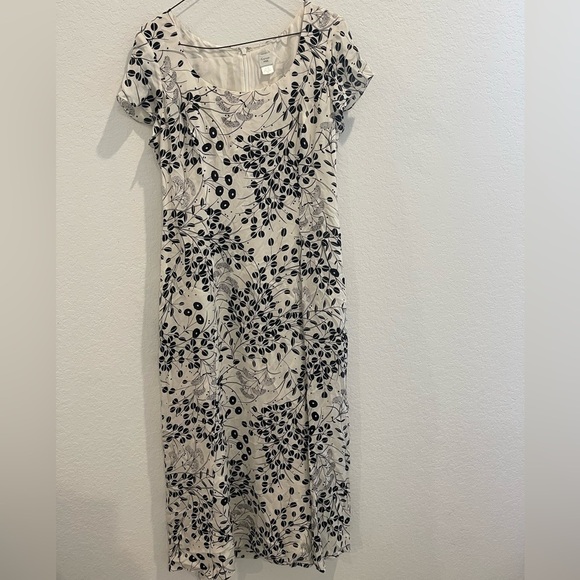 Garnet Hill 100% Silk Dress Size 6 - Picture 2 of 8